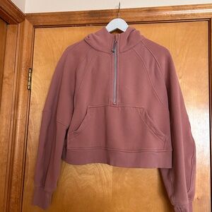 lululemon spiced chai Half-Zip scuba Hoodie